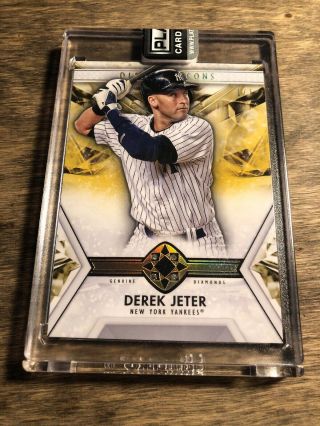 2019 Diamond Icons - Derek Jeter 1/1 Diamond Card - True 1/1
