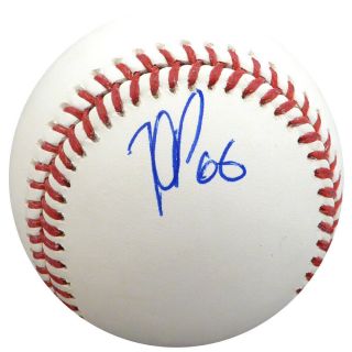 Yasiel Puig Autographed Signed Mlb Baseball Reds,  Dodgers Beckett H10727