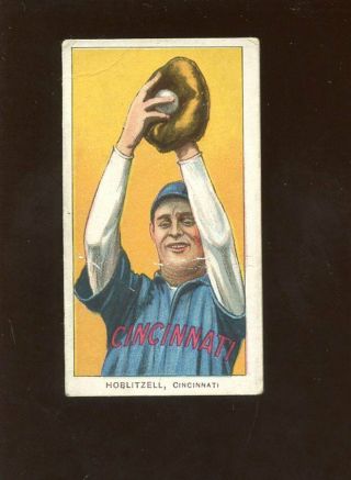 1910 T206 Sweet Caporal 350 Tobacco Baseball Card Hoblitzell