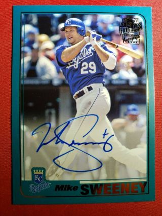 2019 Topps Archives Fan Favorites Autographs Mike Sweeney Kansas City Royals
