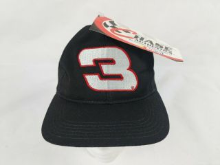Vintage Dale Earnhardt Sr.  Chase Authentics Snapback Hat Cap Black 3 Made In Usa