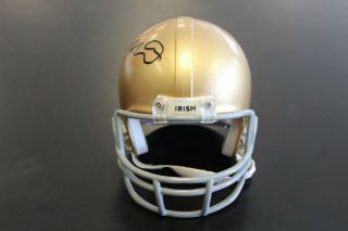 Joe Montana Notre Dame Fighting Irish Signed/Auto Mini Helmet 2