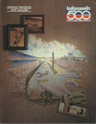 1987 Indy 500 Official Program - 71st Running Of Indianapolis Race