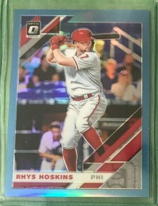 Rhys Hoskins We The People 2019 Donruss Optic Baseball 1/76 - Phillies