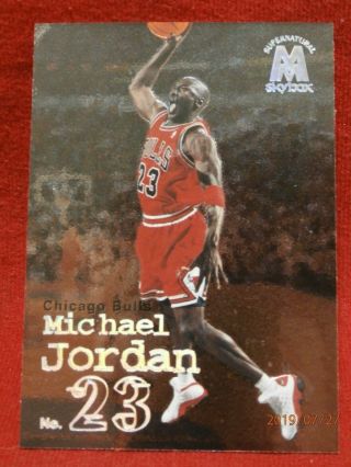1998 - 99 Skybox Molten Metal Michael Jordan Card 141