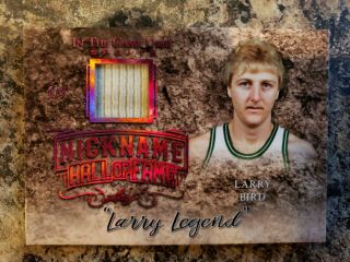 Larry Bird - 2019 Leaf In The Game - Game Jersey 3/4