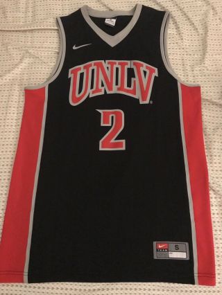 Unlv Rebels Black Nike Men’s Basketball Jersey Small