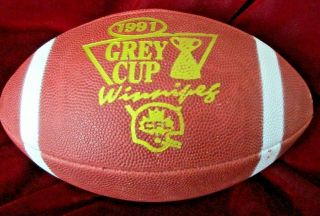Spalding Official GREY CUP J5V CANADIAN FOOTBALL LEAGUE BALL CFL Winnipeg 4