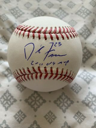 David Freese Autographed Auto Signed Major League Baseball " 2011 Ws Mvp "