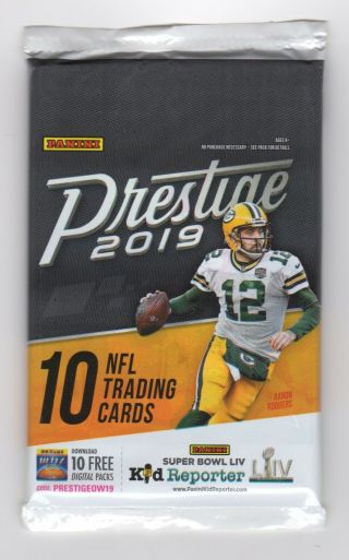 2019 Panini Prestige Nfl Relic/patch/auto Hot Pack Kyler Murray Rc? Mahomes ?