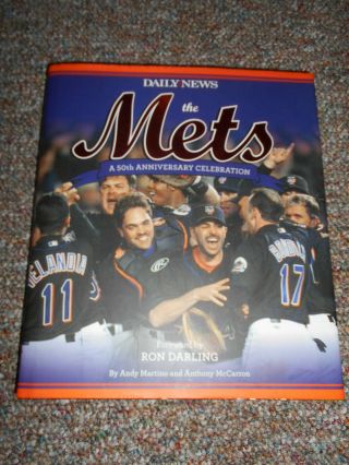 2 York Mets Books Ny Daily News A 50th Anniversary Celebration & Total Mets