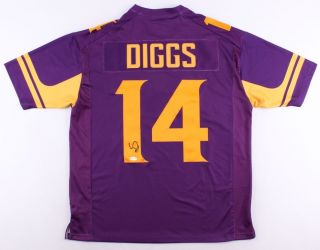 Stefon Diggs Signed Vikings Color Rush Jersey (tse) Minnesota Wide Receiver