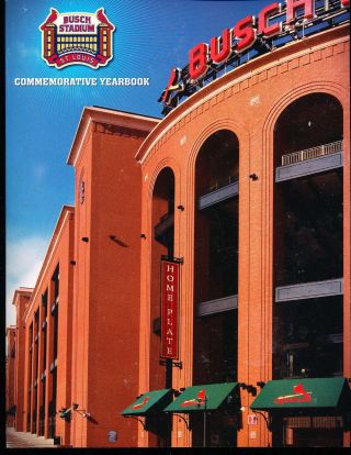 2006 St.  Louis Cardinals Baseball Yearbook World Series Busch Stadium