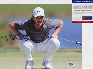 Tommy Fleetwood Ryder Cup Europe Signed Autograph 8x10 Photo Psa/dna 5