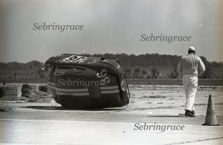 1963 Sebring 2 Hour Race - Saab 36 - 2 Negatives (63 - 885 & 886)