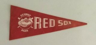 Boston Red Sox Fenway Park Mini Felt Pennant Mlb Baseball Vintage