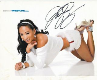 Wwe Tna Wrestling Gail Kim Autographed Signed 8x10 Photo