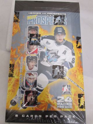 2005 - 06 Itg Heroes And Prospects Hockey Arena Version Box