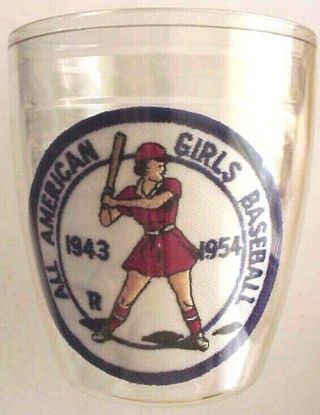 All American Girls Professional Baseball League 1943 - 54 Set Of 4 Tervis Tumblers