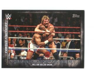 Wwe Ted Dibiase Ff - 13 2015 Topps Undisputed Black Parallel Card Sn 64 Of 99