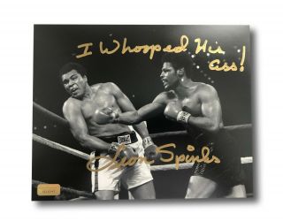 Leon Spinks Signed 8x10 Photo Inscribed Whooped Ali 