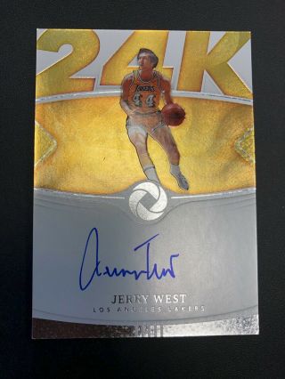 2018 - 19 Opulence Jerry West 24k Auto 33/79 Lakers