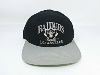 Vintage Los Angeles Oakland La Raiders Snapback Signature Hat Cap 90s Nfl