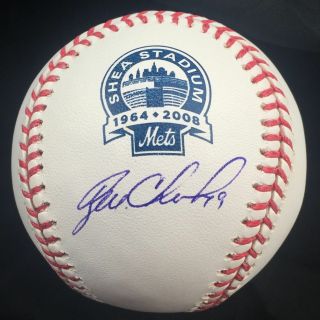 Ryan Church Signed 2008 Shea Stadium Baseball York Mets J1