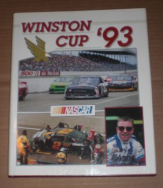 1993 Nascar Winston Cup Yearbook Dale Earnhardt,  Davey Allison,  Alan Kulwicki