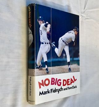 Mark Fidrych Flat - Signed/autographed Baseball Book No Big Deal Detroit Tigers