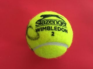 Taylor Fritz Slazenger Wimbledon Tennis Ball Signed Auto 2