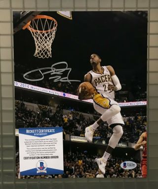 Paul George Signed 8x10 Photo Autographed Auto Beckett Bas Indiana Pacers