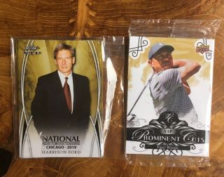 2019 National Convention Leaf Vip 4 Card Set And Vip Prominent Cuts 5 Card Set