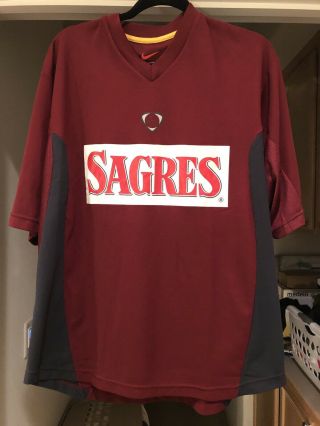 Vintage Nike Portugal Training Jersey/shirt Large