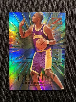 Kobe Bryant Rc Card 1996 - 97 Skybox Z - Force Zebut Rookie Los Angeles Lakers