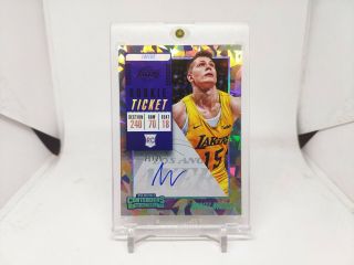 2018 - 19 Panini Contenders Cracked Ice Ticket Rookie Auto Rc Moritz Wagner /25