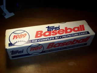1989 Topps Complete Set 792 Baseball Cards - Craig Biggio Rookie