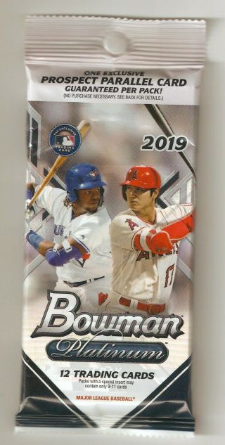 2019 Bowman Platinum Vladimir Guerrero Jr.  Rc/sp/parallel/ Ed/auto Hot Pack