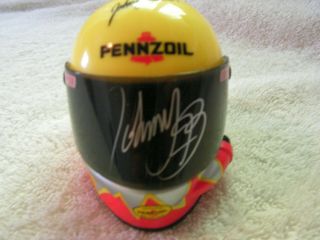 Johnny Benson Signed Autographed Mini 1/4 Scale Racing Helmet Nascar Daytona 500
