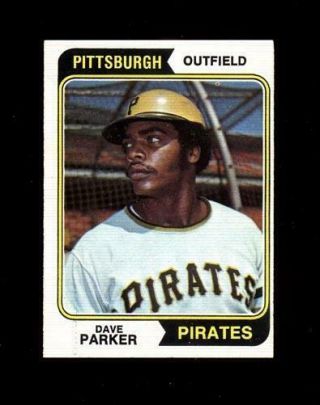1974 Topps 252 Dave Parker Pittsburgh Pirates Rookie