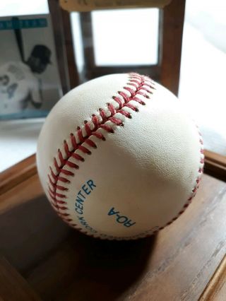 Ken Griffey Jr.  Autographed Signed Baseball MLB Seattle Mariners w/ Display Case 8