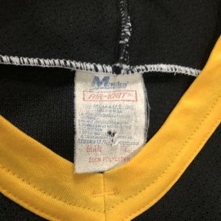 Men ' s Vintage CCM Maska Air Knit NHL Pittsburgh Penguins Hockey Jersey Sz L 90s 3