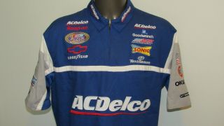 Clint Boyer RCR Racing Nike AC Delco NASCAR Busch Pit Crew Shirt Men ' s XL 3
