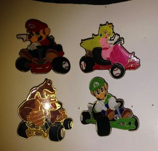 Mario Cart Little League Pins