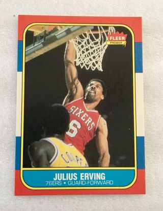 1986 - 87 Fleer Basketball Philadelphia 76 