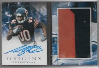 2018 Origins Anthony Miller Rookie Patch Auto Bears /25 Jn