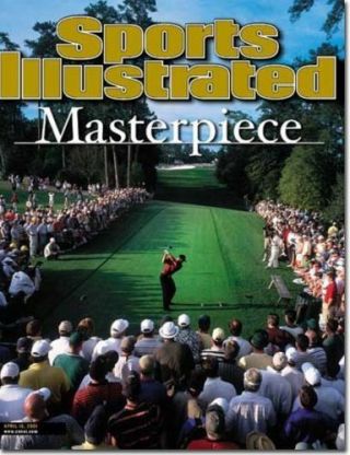 April 16,  2001 Tiger Woods Golf Sports Illustrated No Label