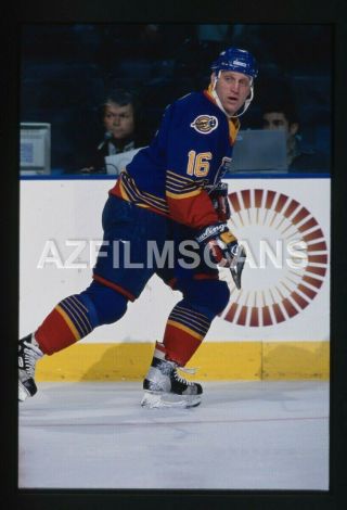 Brett Hull St Louis Blues Nhl Hockey 35mm Color Slide (file - 00517)