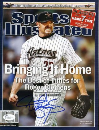 Roger Clemens Jsa Autographed 2004 Si Hand Signed Authentic