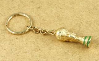 Football Fifa World Cup Trophy 1974 Official Keychain Keyring